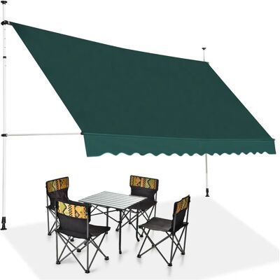 Costway - Manual Retractable 400cm - 200-300cm - Tenda da sole Costway - Manual Retractable 400cm - 200-300cm - Tenda da sole
