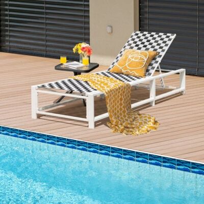 Costway - NP11014 - Tissu - Métal - Outdoor Lounge Chair - Publicité Costway - NP11014 - Tissu - Métal - Outdoor Lounge Chair - Publicité