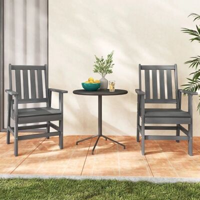 Costway - NP12507GR-1 - Grigio - Sedia esterna Costway - NP12507GR-1 - Grigio - Sedia esterna
