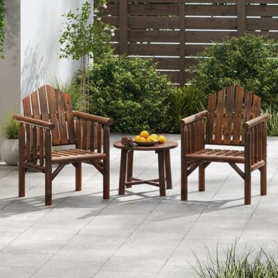 Costway NP12682BN Sedia Esterno - Legno Ergonomico Marrone Costway NP12682BN Sedia Esterno - Legno Ergonomico Marrone