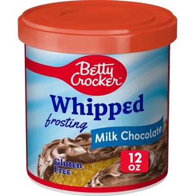 Betty Crocker Glaçage fouetté au chocolat au lait - Frosting - Publicité Betty Crocker Glaçage fouetté au chocolat au lait - Frosting - Publicité