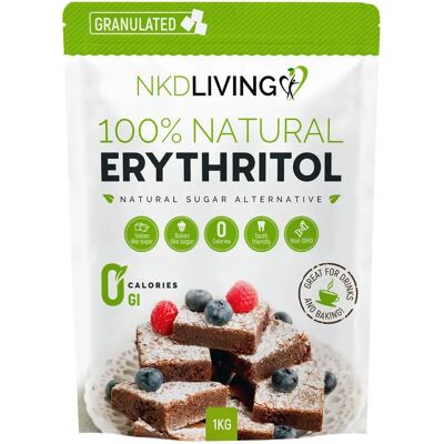 Nkd Living Erythritol - Natural Sugar Alternative - 1000g Nkd Living Erythritol - Natural Sugar Alternative - 1000g