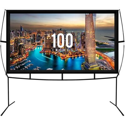 KHOMO GEAR Projector Screen 100" - Indoor/Outdoor Use KHOMO GEAR Projector Screen 100" - Indoor/Outdoor Use
