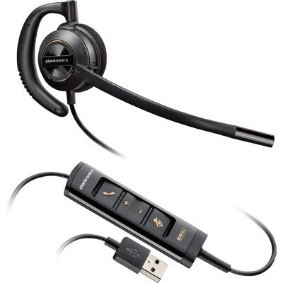 Casque filaire Plantronics EncorePro HW535 - Micro antibruit - Publicité Casque filaire Plantronics EncorePro HW535 - Micro antibruit - Publicité