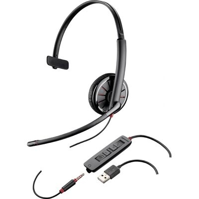 Plantronics Blackwire C315-M Headset - Kabelgebunden, Mono, Schwarz Plantronics Blackwire C315-M Headset - Kabelgebunden, Mono, Schwarz