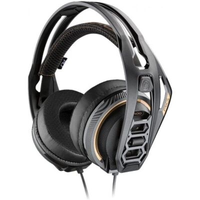 Casque gaming Plantronics RIG 400 Pro HC - Noir/Or - Publicité Casque gaming Plantronics RIG 400 Pro HC - Noir/Or - Publicité