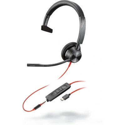 Poly Blackwire 3315 Casque - Filaire, USB-C, Noir - Publicité Poly Blackwire 3315 Casque - Filaire, USB-C, Noir - Publicité