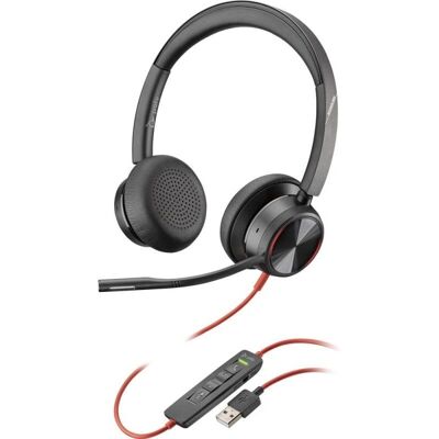 Auriculares Poly Blackwire 8225 - Auriculares USB con Cancelación de Ruido para Oficina Auriculares Poly Blackwire 8225 - Auriculares USB con Cancelación de Ruido para Oficina