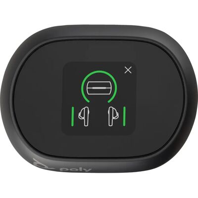 Hewlett Packard Poly Voyager Free 60+ UC Estuche de carga con pantalla táctil negro para BT700 USB-C Hewlett Packard Poly Voyager Free 60+ UC Estuche de carga con pantalla táctil negro para BT700 USB-C