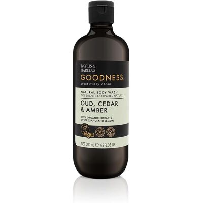 Baylis & Harding Goodness Oud, Cedar & Amber Body Wash (500ml) Baylis & Harding Goodness Oud, Cedar & Amber Body Wash (500ml)