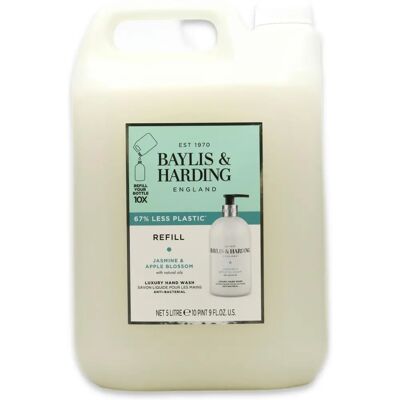 Baylis & Harding Jasmine & Apple Blossom Liquid Hand Soap Refill - Refill for Women Baylis & Harding Jasmine & Apple Blossom Liquid Hand Soap Refill - Refill for Women