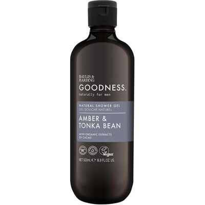 Baylis & Harding Goodness Herre Shower Gel Amber & Tonka - 500ml Baylis & Harding Goodness Herre Shower Gel Amber & Tonka - 500ml