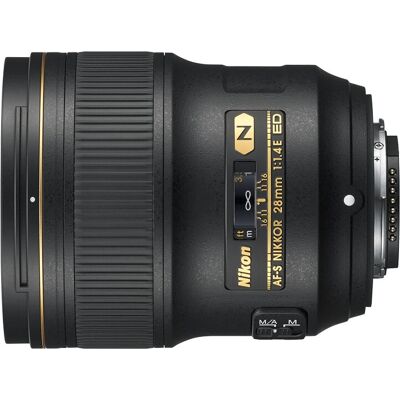 Objetivo NIKON AF-S NIKKOR 28mm f/1.4E ED (Negro - Encaje: Nikon F - Apertura: f/1.4 - f/16) Objetivo NIKON AF-S NIKKOR 28mm f/1.4E ED (Negro - Encaje: Nikon F - Apertura: f/1.4 - f/16)