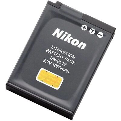 Batterie Nikon EN-EL12 Lithium-Ion - Batterie Appareil Photo - Publicité Batterie Nikon EN-EL12 Lithium-Ion - Batterie Appareil Photo - Publicité