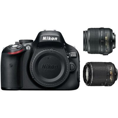Nikon D5100 - CMOS 16,2MP - Live View - Kit avec 2 objectifs - Publicité Nikon D5100 - CMOS 16,2MP - Live View - Kit avec 2 objectifs - Publicité