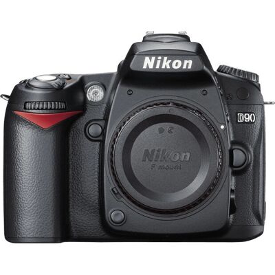 Nikon D90 DSLR-kamera - 12,3 MP, Svart Nikon D90 DSLR-kamera - 12,3 MP, Svart