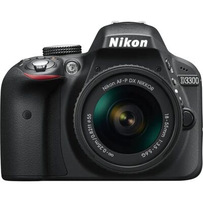 Nikon D3300 - Kit Appareil Photo 24.2 MP - Noir - Publicité Nikon D3300 - Kit Appareil Photo 24.2 MP - Noir - Publicité
