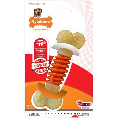 Nylabone Średni smak bekonu do żucia dla psów Nylabone Średni smak bekonu do żucia dla psów