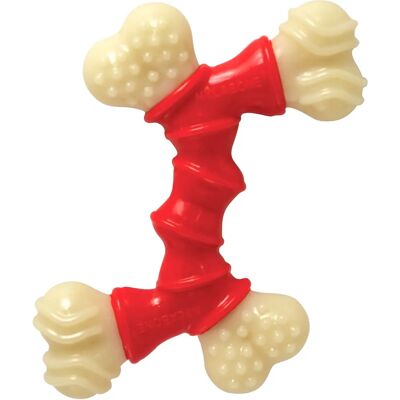 Jouet à mâcher Nylabone XL au bacon - Jouet en nylon durable - Publicité Jouet à mâcher Nylabone XL au bacon - Jouet en nylon durable - Publicité