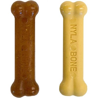 Nylabone Puppy Twin Pack Chew Toy - Dog Type Nylabone Puppy Twin Pack Chew Toy - Dog Type