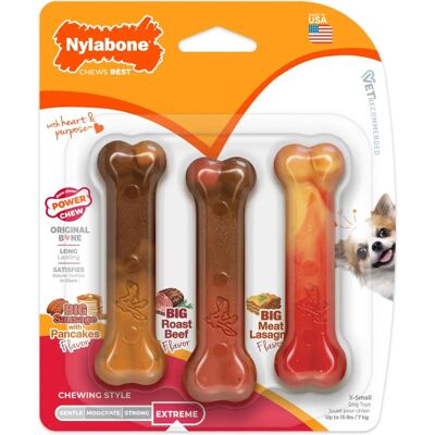 Nylabone - Flavor Frenzy Power Chew - dog chew Nylabone - Flavor Frenzy Power Chew - dog chew