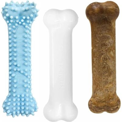 Nylabone Puppy Chew Variety Pack - Dog Chew Toys and Treats Nylabone Puppy Chew Variety Pack - Dog Chew Toys and Treats
