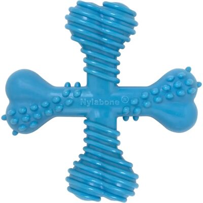 Nylabone Dura Chew Cross Size L Nylon Veal - Dog Chewing Toy Nylabone Dura Chew Cross Size L Nylon Veal - Dog Chewing Toy