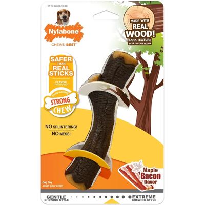 Nylabone Jouet à Mâcher en Bois Fort pour Chiens - Publicité Nylabone Jouet à Mâcher en Bois Fort pour Chiens - Publicité