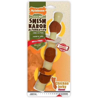Nylabone - Shish Kabob Chew - Medium - Chicken Jerky - Pet Chew Toy Nylabone - Shish Kabob Chew - Medium - Chicken Jerky - Pet Chew Toy