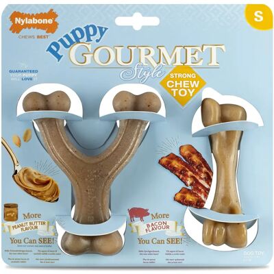 Bruin Nylabone Hondenspeelgoed - S Bruin Nylabone Hondenspeelgoed - S