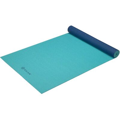 Gaiam Open Sea dwukolorowa mata do jogi 4mm - Mata do jogi Gaiam Open Sea dwukolorowa mata do jogi 4mm - Mata do jogi