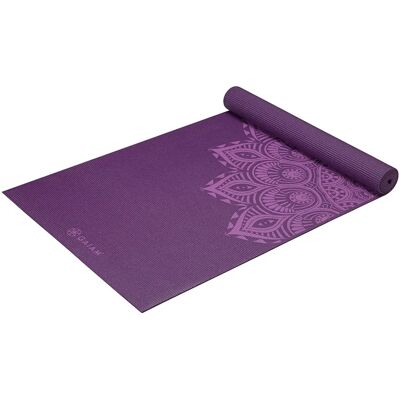 Gaiam Premium Mandala 6mm Yoga Matta - Lila Gaiam Premium Mandala 6mm Yoga Matta - Lila