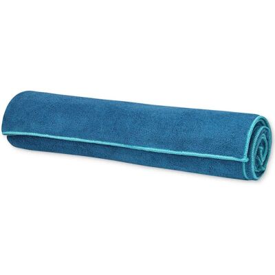Gaiam Stay Put Ręcznik do jogi - Niebieski - Ręcznik na matę do jogi Gaiam Stay Put Ręcznik do jogi - Niebieski - Ręcznik na matę do jogi