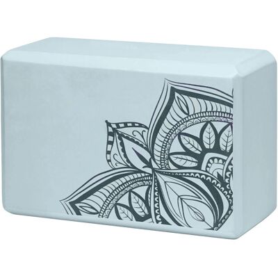 GAIAM Unisex EVA Yoga Block - Silber - Unterstützendes Sportzubehör - Yoga & Fitness GAIAM Unisex EVA Yoga Block - Silber - Unterstützendes Sportzubehör - Yoga & Fitness