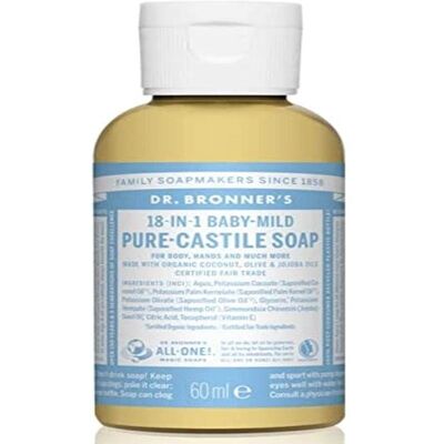 Dr. Bronner's Neutral Flüssigseife 60ml - Flüssigseife Dr. Bronner's Neutral Flüssigseife 60ml - Flüssigseife