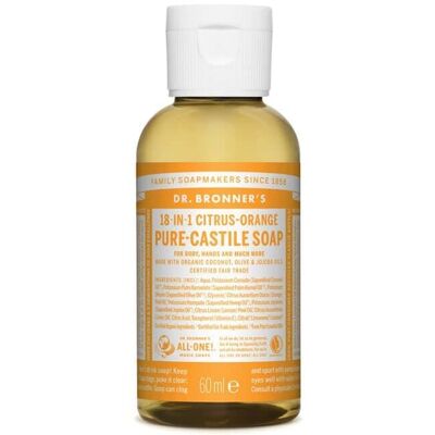 Dr. Bronner's Flytende Såpe Sitrus Appelsin - Flytende såpe Dr. Bronner's Flytende Såpe Sitrus Appelsin - Flytende såpe