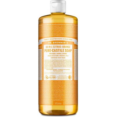 Dr. Bronner's Jabón Líquido Citrus-Orange (945ml) Dr. Bronner's Jabón Líquido Citrus-Orange (945ml)