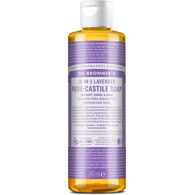 Dr Bronner's Bio Lavendel All-One Zauberseife - 240ml Dr Bronner's Bio Lavendel All-One Zauberseife - 240ml