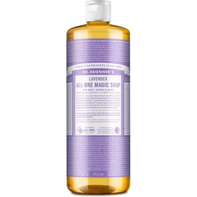 Dr Bronner's Organic Lavender Liquid Soap - 945ml - Liquid Soap Dr Bronner's Organic Lavender Liquid Soap - 945ml - Liquid Soap