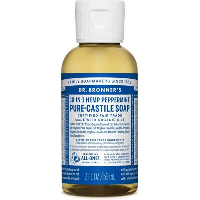 Dr. Bronner's Mint Flytende Såpe - Flytende Såpe Dr. Bronner's Mint Flytende Såpe - Flytende Såpe