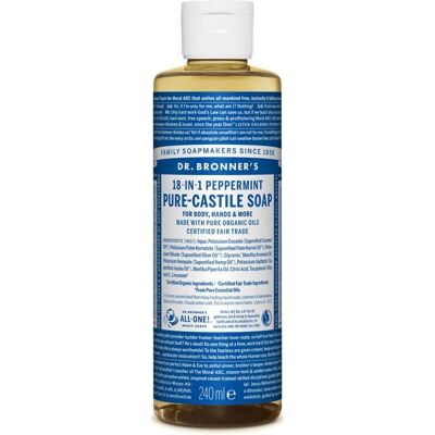Dr. Bronner's Bio-Minze Flüssigseife - 240ml Dr. Bronner's Bio-Minze Flüssigseife - 240ml