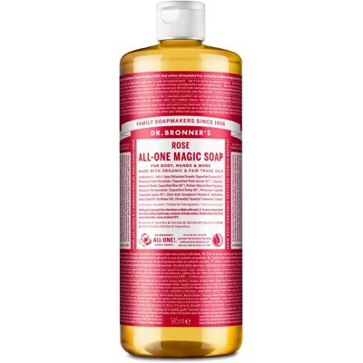 Sapone Liquido Rosa di Dr. Bronner (945ml) Sapone Liquido Rosa di Dr. Bronner (945ml)