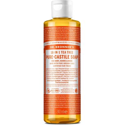 Dr. Bronner's Flüssigseife Teebaum (236ml) Dr. Bronner's Flüssigseife Teebaum (236ml)