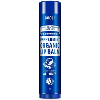 Dr. Bronner's Økologisk Peppermynte Leppebalsam - Fuktighetsgivende & Fair Trade Dr. Bronner's Økologisk Peppermynte Leppebalsam - Fuktighetsgivende & Fair Trade