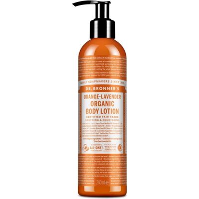 Dr Bronner's Organic Orange Lavender Body Lotion - 240ml Dr Bronner's Organic Orange Lavender Body Lotion - 240ml