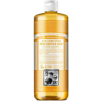 Dr. Bronner's Organic Citrus Liquid Soap - Liquid Soap Dr. Bronner's Organic Citrus Liquid Soap - Liquid Soap
