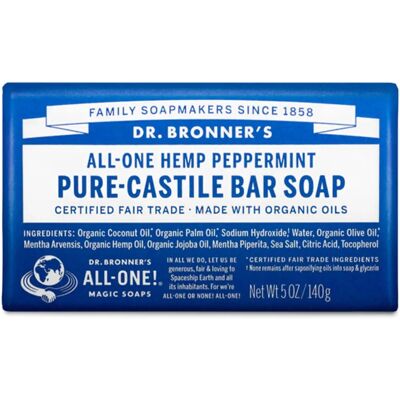 Dr. Bronner's Peppermint Bar Soap - Bar Soap Dr. Bronner's Peppermint Bar Soap - Bar Soap
