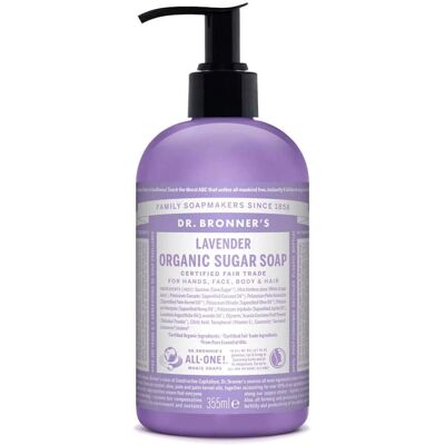 Dr. Bronner's Organisk Lavendel Sukker Såpe 355 ml Dr. Bronner's Organisk Lavendel Sukker Såpe 355 ml