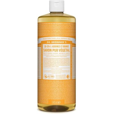 Jabón líquido cítricos de Dr. Bronners - Limón y naranja Jabón líquido cítricos de Dr. Bronners - Limón y naranja