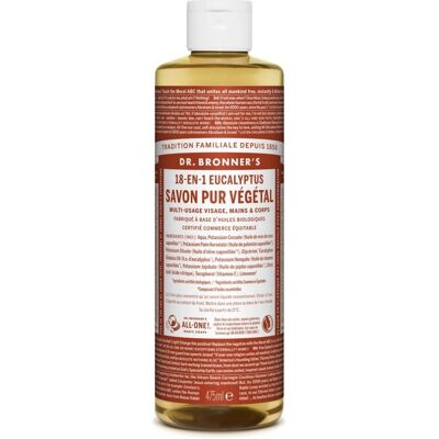 Jabón Líquido de Eucalipto Dr. Bronners - Orgánico, 475ml Jabón Líquido de Eucalipto Dr. Bronners - Orgánico, 475ml